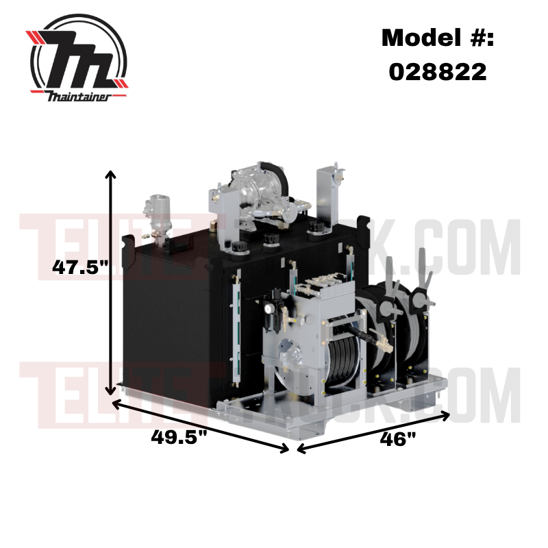Maintainer Lube Pro 80 Air-Powered Aluminum Lube Skid, Dual 38 Gallon Oil and 50 Gallon Used Oil