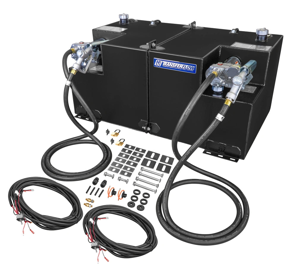 Transfer Flow 50/50 Gallon Split Refueling Tank System, Gas and Diesel