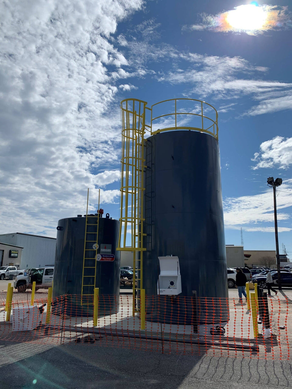 Newberry 2000 Gallon Double Wall Vertical Fuel Tank, UL-142