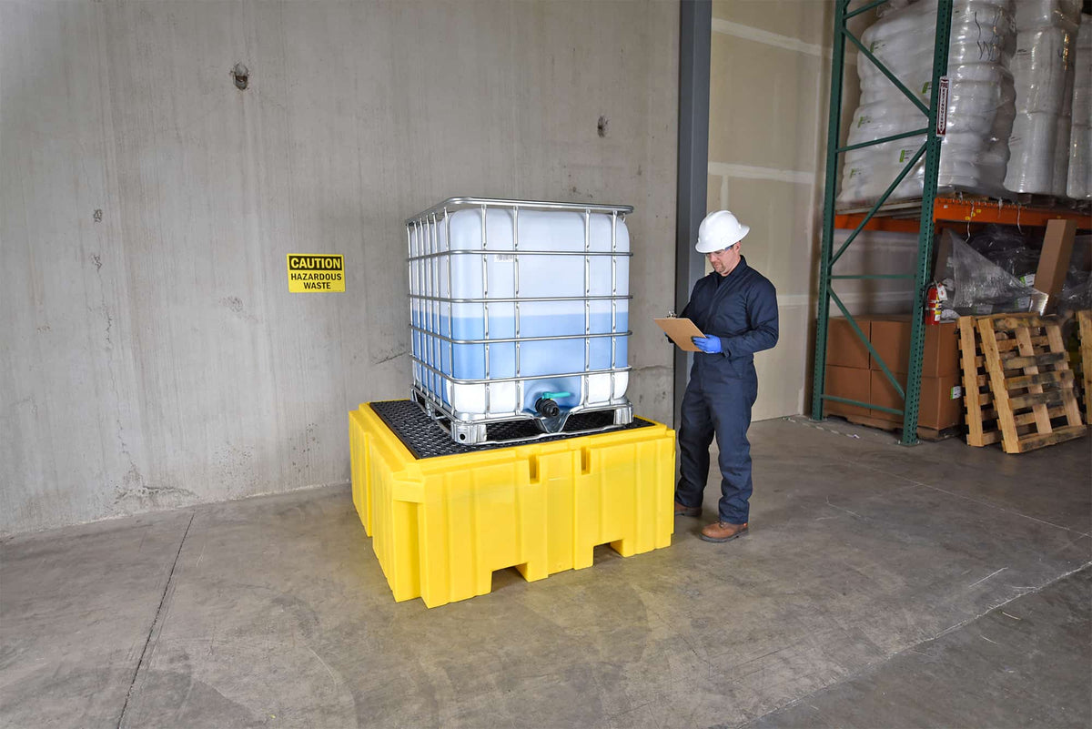 UltraTech IBC Spill Pallet Plus with Drain
