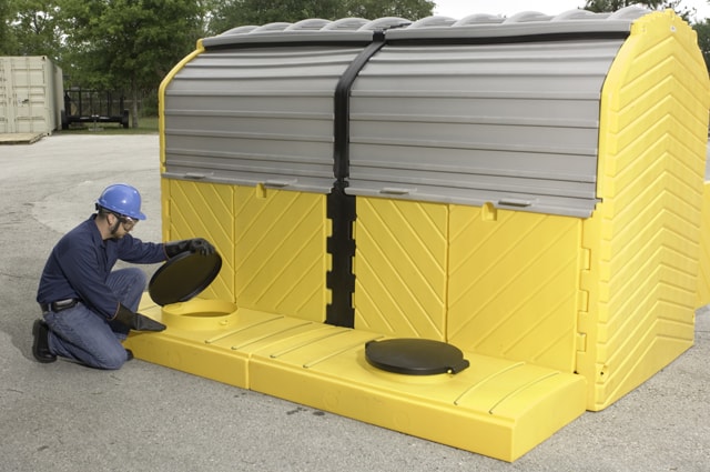 UltraTech 2 Tote Outdoor Modular IBC Containment