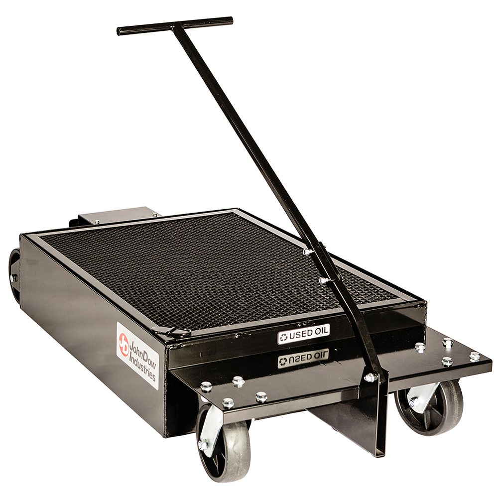 JohnDow 25 Gallon Low Profile Oil Drain with Electric Pump