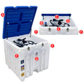 Rhino Tuff 120 Gallon Portable DEF Transfer Tank with 120V Pump