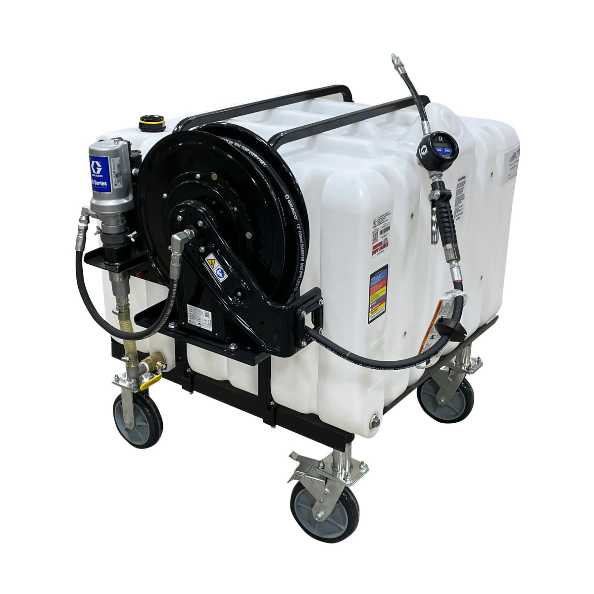 Rhino Tuff 120 Gallon Mobile Oil Dispensing Cart with Graco Pump