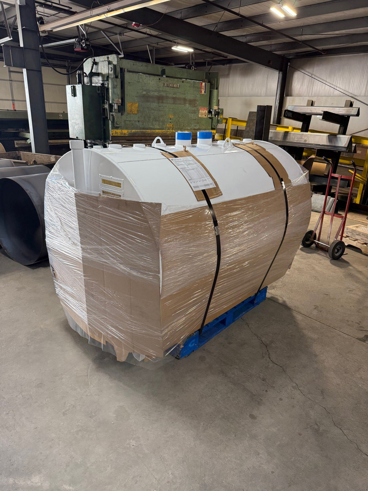 Mills 550 Gallon Double Wall Skid Fuel Tank, UL-142