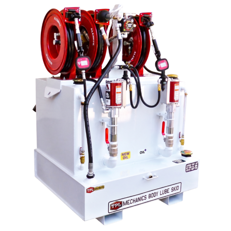 Taylor Lube Skid, Dual 50 Gallon New Oil and 60 Gallon Used Oil