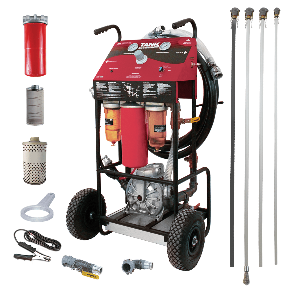 IPA 9046F Fuel Tank Sweeper Polishing and Filtration Cart