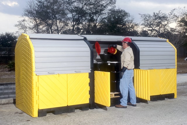 UltraTech 12 Drum HardTop Plus Outdoor Spill Containment