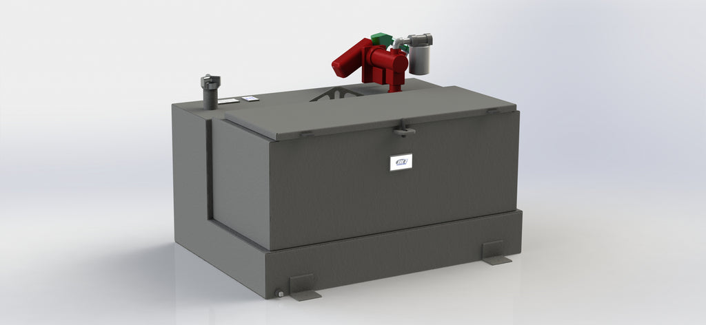 BCI 100 Gallon Steel Transfer Tank and Toolbox Combo