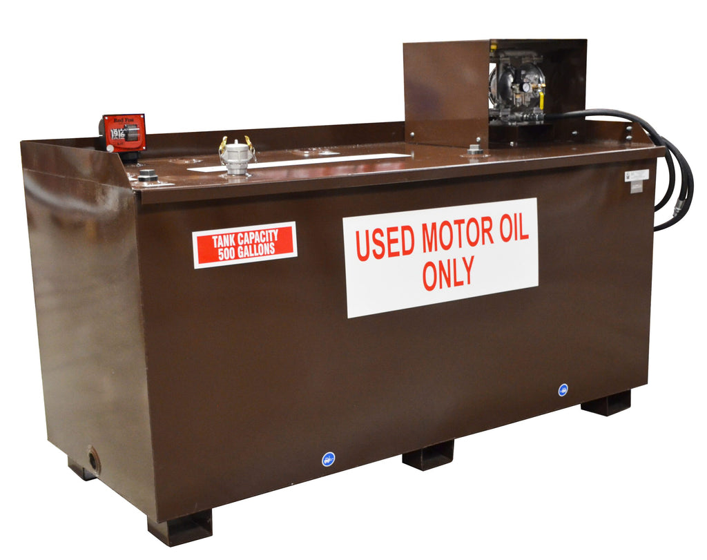 JohnDow 500 Gallon Used Oil Storage System with Air Pump