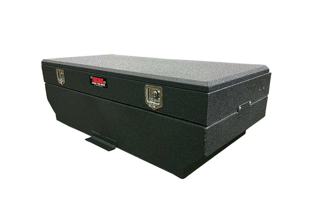 Fuelbox 87 Gallon Aluminum Tank and Toolbox Combo, Spray Liner Finish
