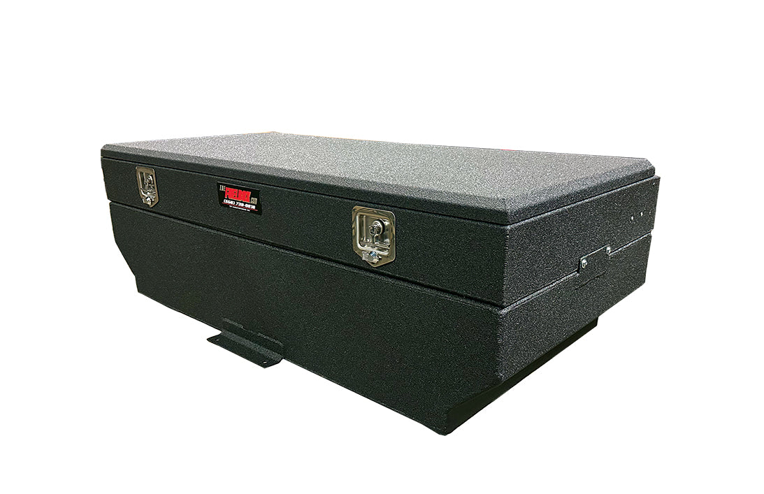 Fuelbox 87 Gallon Aluminum Tank and Toolbox Combo, Spray Liner Finish