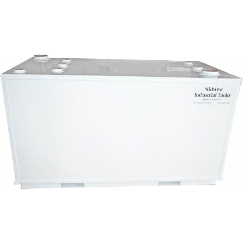 Midwest Industrial Tanks 1000 Gallon Double Wall Fuel Tank, UL-142