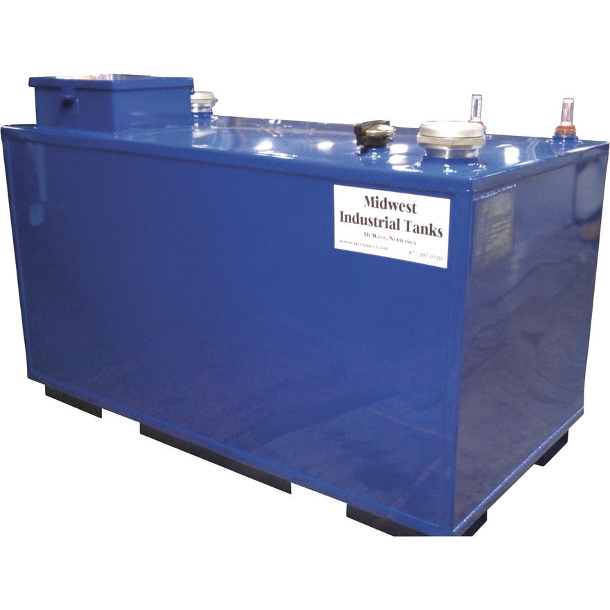Midwest Industrial Tanks 125 Gallon Double Wall Waste Oil Tank, UL-142