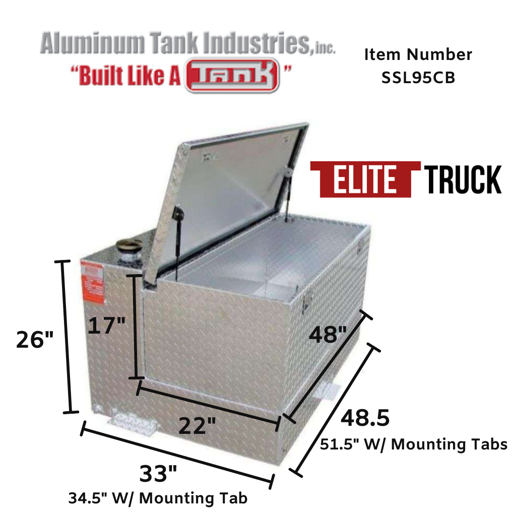 ATI Severe Series 95 Gallon Transfer Tank and Toolbox Combo