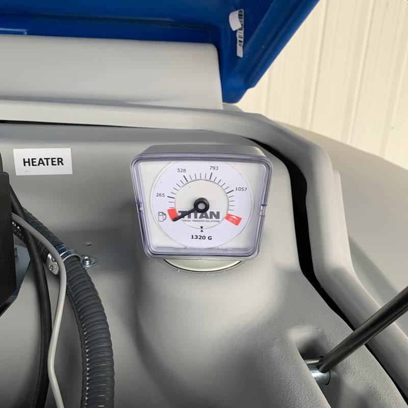 Blue1 1320 Gallon Heated Double Wall DEF Cube with Flow Meter