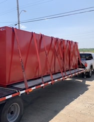 Newberry 500 Gallon Double Wall Slim Lube Oil Tank, UL-142
