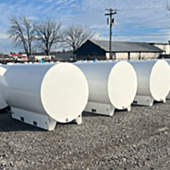 Newberry 2000 Gallon Single Wall Farm Skid Fuel Tank