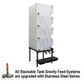 Fluidall Tote-A-Lube Gravity Feed System, Four 70 Gallon Tanks
